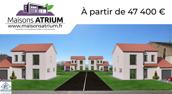 Goviller | Maisons Atrium | 47 400 €